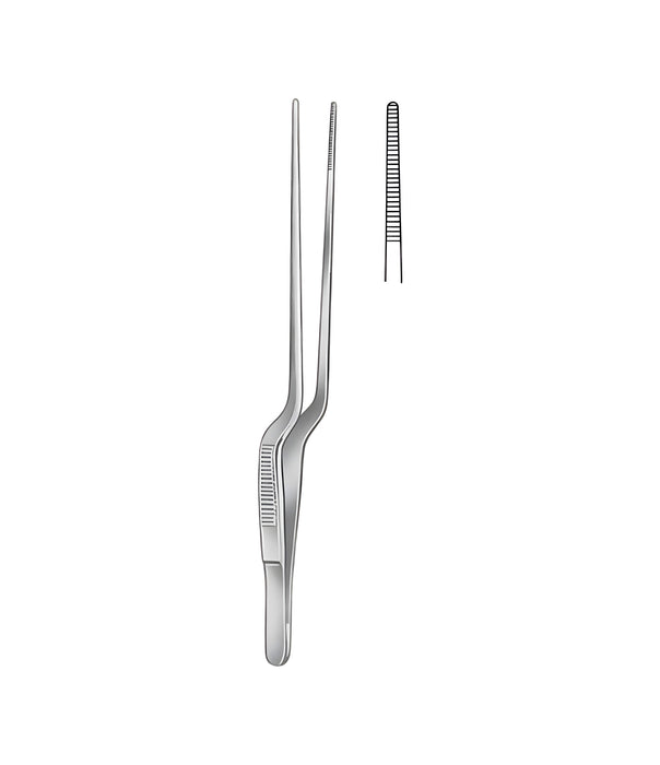 Jansen Dressing Forceps Bay-Shaped