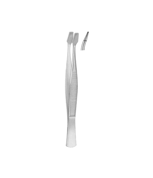 Kuehne Cover Glass Forceps Curved 10.5cm
