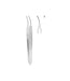 Graefe Iris Forceps Curved 1x2 Toothed 7.0cm 0.5mm
