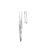 Graefe Iris Forceps Straight Serrated 7.0cm