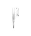 Graefe Iris Forceps Curved Serrated 10cm