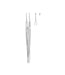 Stevens Iris Forceps 1x2 Toothed 11cm Catch Straight