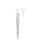 Stevens Iris Forceps 1x2 Toothed 11cm Catch Curved
