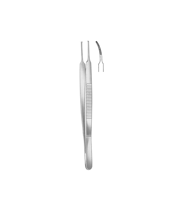 Stevens Iris Forceps 10.5cm Slightly Curved Serrated