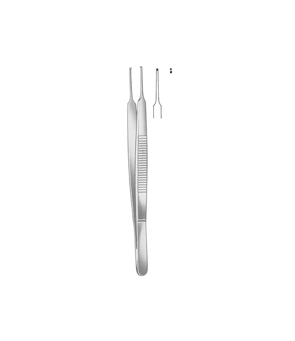 Stevens Iris Forceps 1x2 Toothed 10.5cm Straight