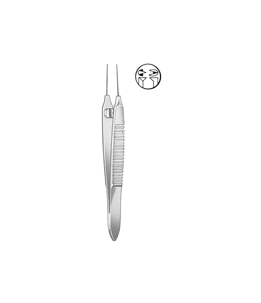 Bonn Iris Forceps 1x2 Teeth 7.0cm