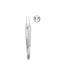 Bonn Iris Forceps 1x2 Teeth 7.0cm