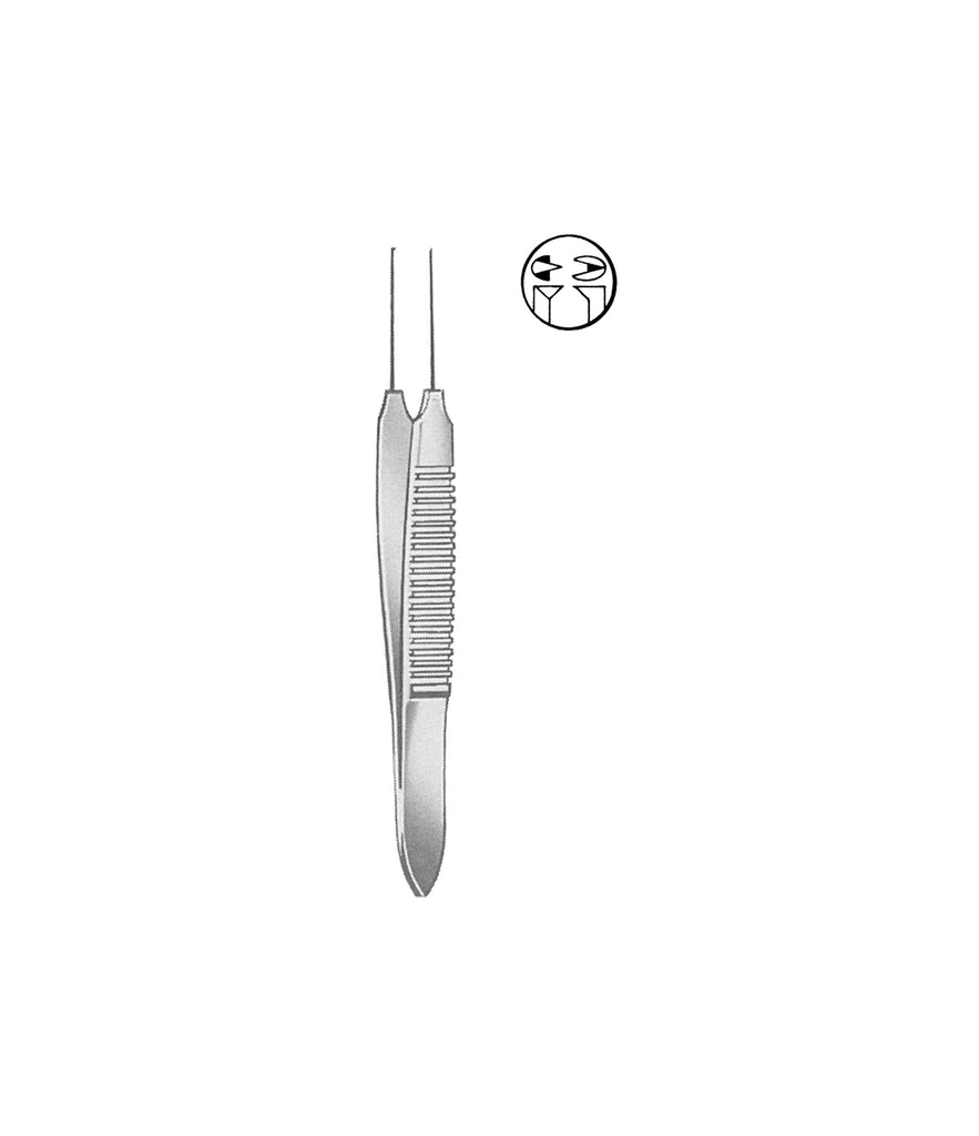 Bonn Iris Forceps Without Guide Pin 1x2 Teeth 7.0cm