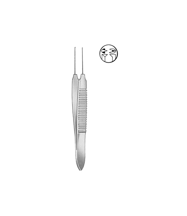 Bonn Iris Forceps Without Guide Pin 1x2 Teeth 7.0cm