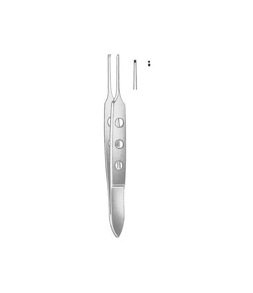 Bishop-Harmon Iris Forceps 1x2 Toothed8.5cm