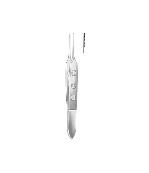 Bishop-Harman Iris Forceps Fine Serrated 8.5cm