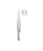 Bishop-Harman Iris Forceps Fine 1x2 Teeth 8.5cm