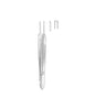 Castroviejo Fix.Forceps 1x1 Toothed Straight 9.0cm