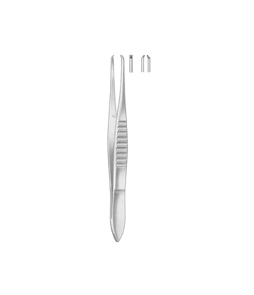 Elschnig Fixation Forcpes 1x2 Teeth 11cm