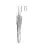 Paufique Suture Forceps 1x2 Teeth 8.5cm