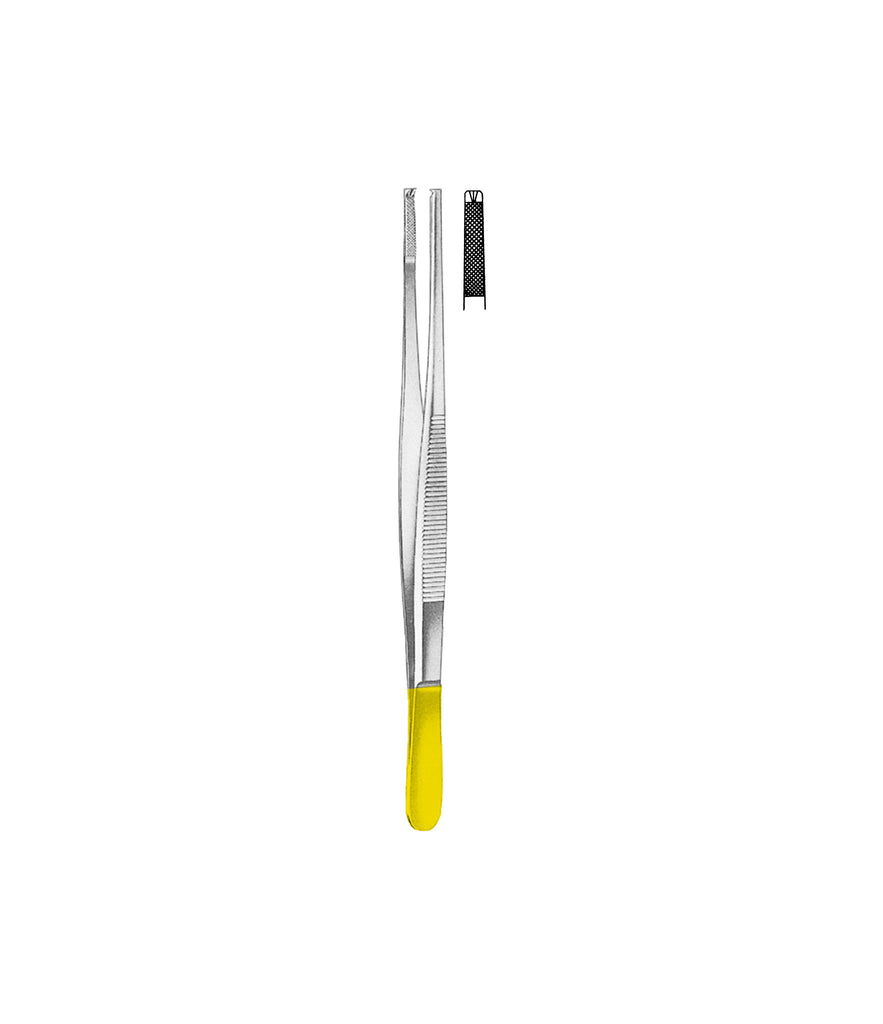 Oehler Tissue Forceps Tungsten Carbide 1x2 Teeth 30.0cm