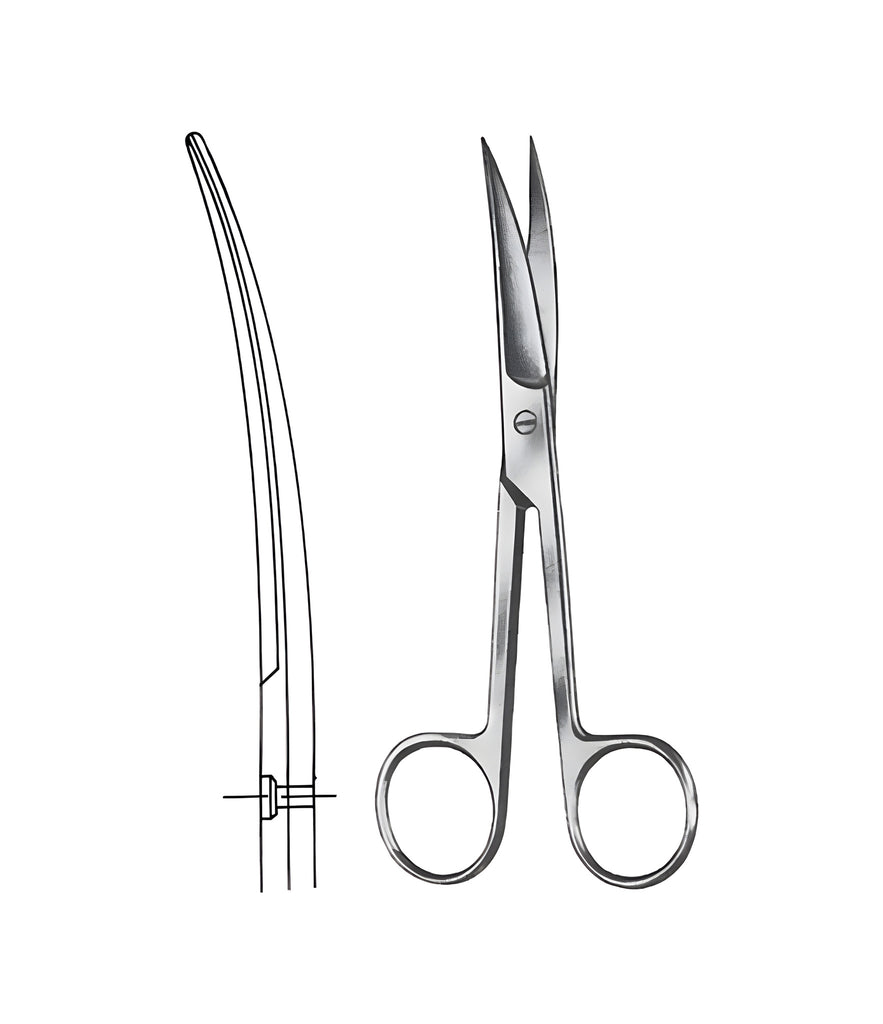 Standard Operating Scissors Curved Sharp/Sharp