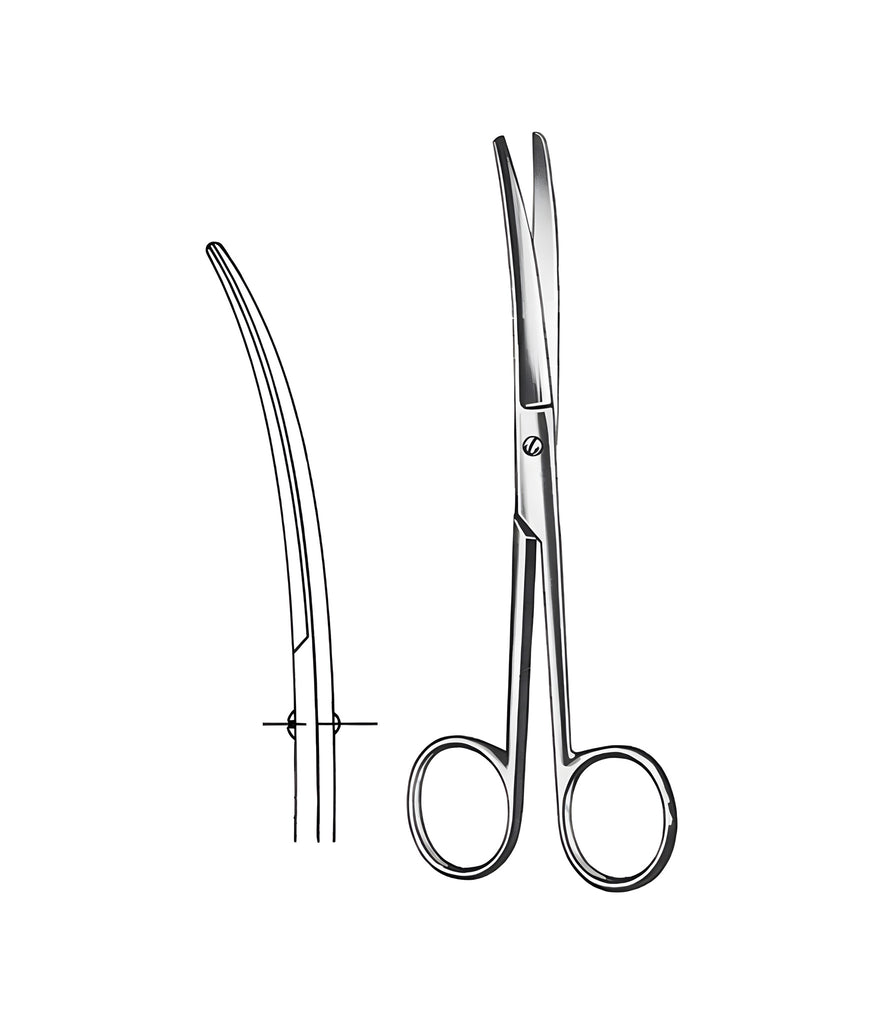 Operating Scissors Grazil Curved Blunt/Blunt