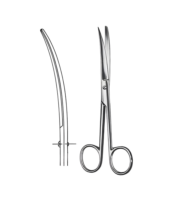 Operating Scissors Grazil Curved Sharp/Blunt