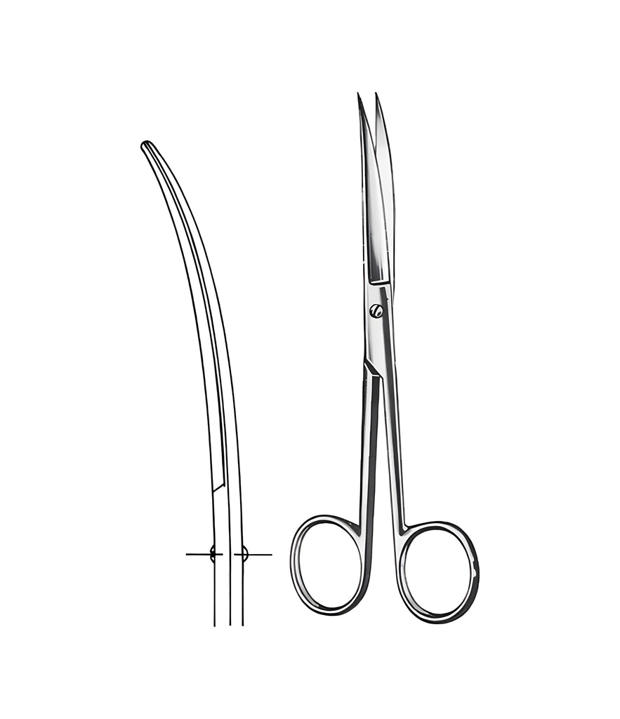 Operating Scissors Grazil Curved Sharp/Sharp