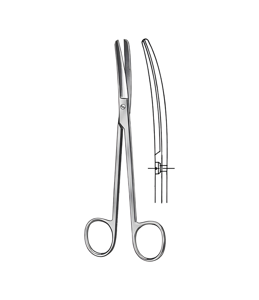 Operating and Gynaecological Scissors Curved 15.5cm