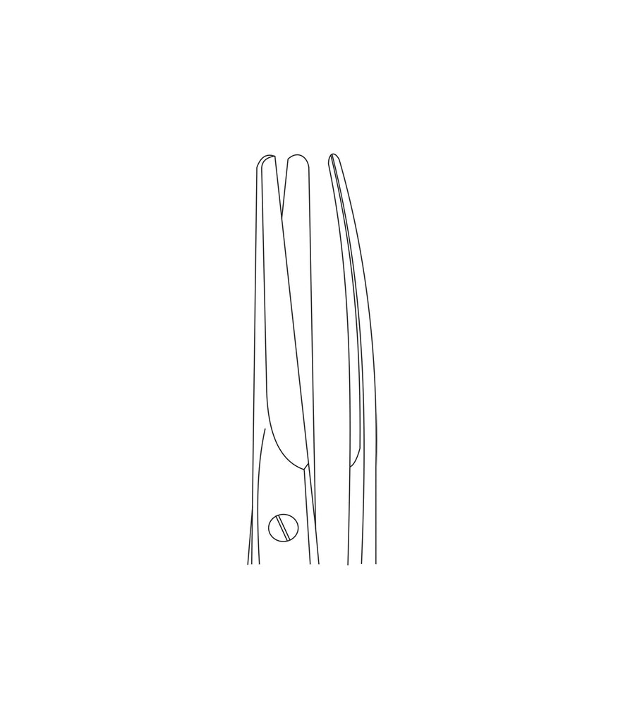 Mayo-Harrington Scissors Blunt/Blunt Curved 22.5cm