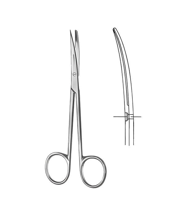 Metzenbaum Scissors Curved Sharp/Blunt 14.5cm
