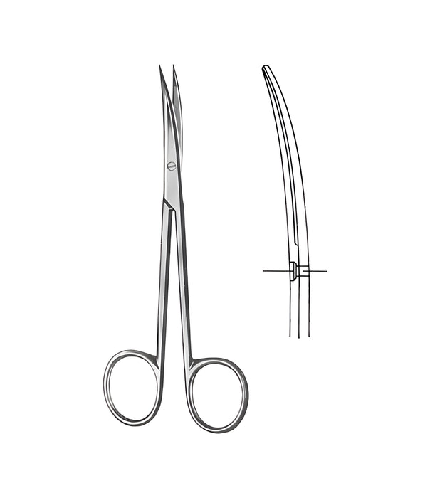 Metzenbaum Scissors Curved Sharp/Sharp 14.5cm