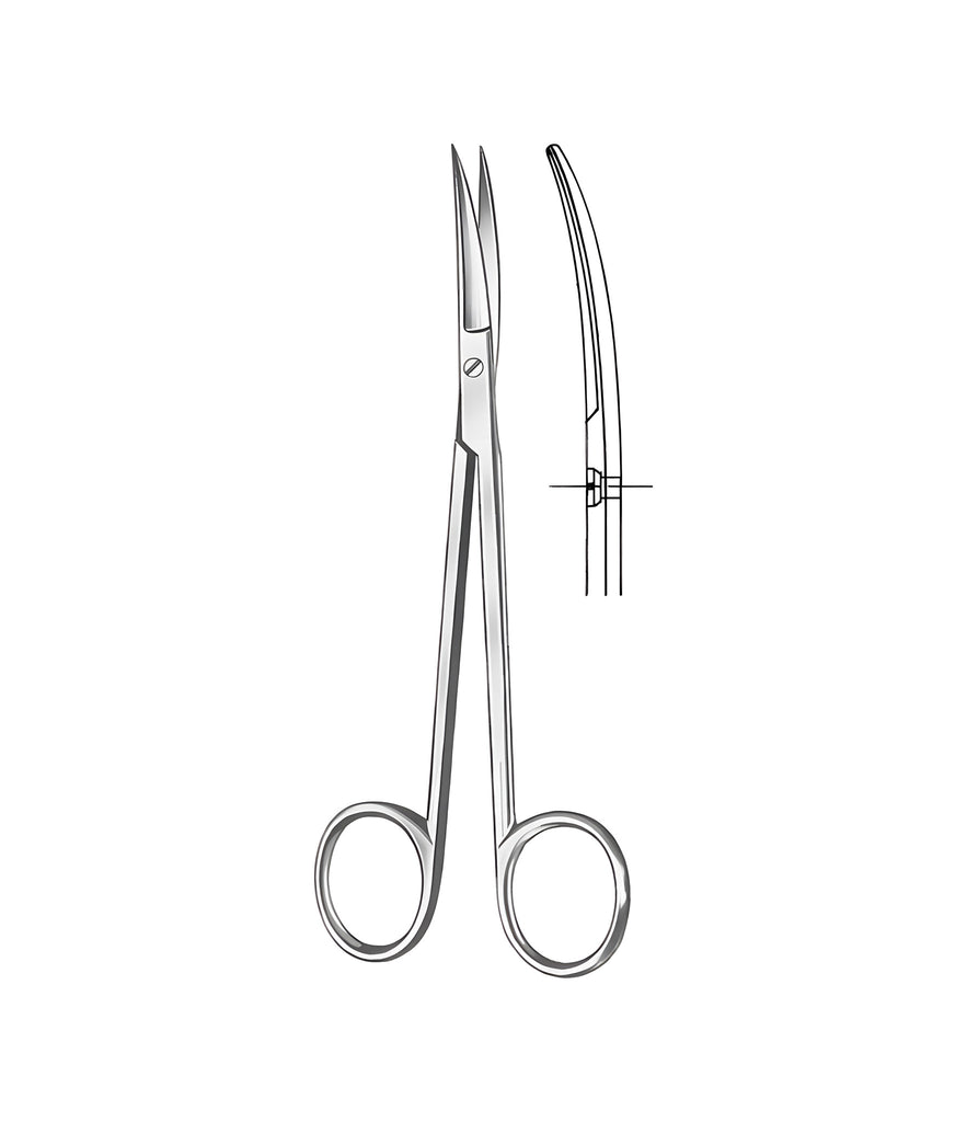 Sanvenero Scissors Curved Sharp/Sharp 14.0cm