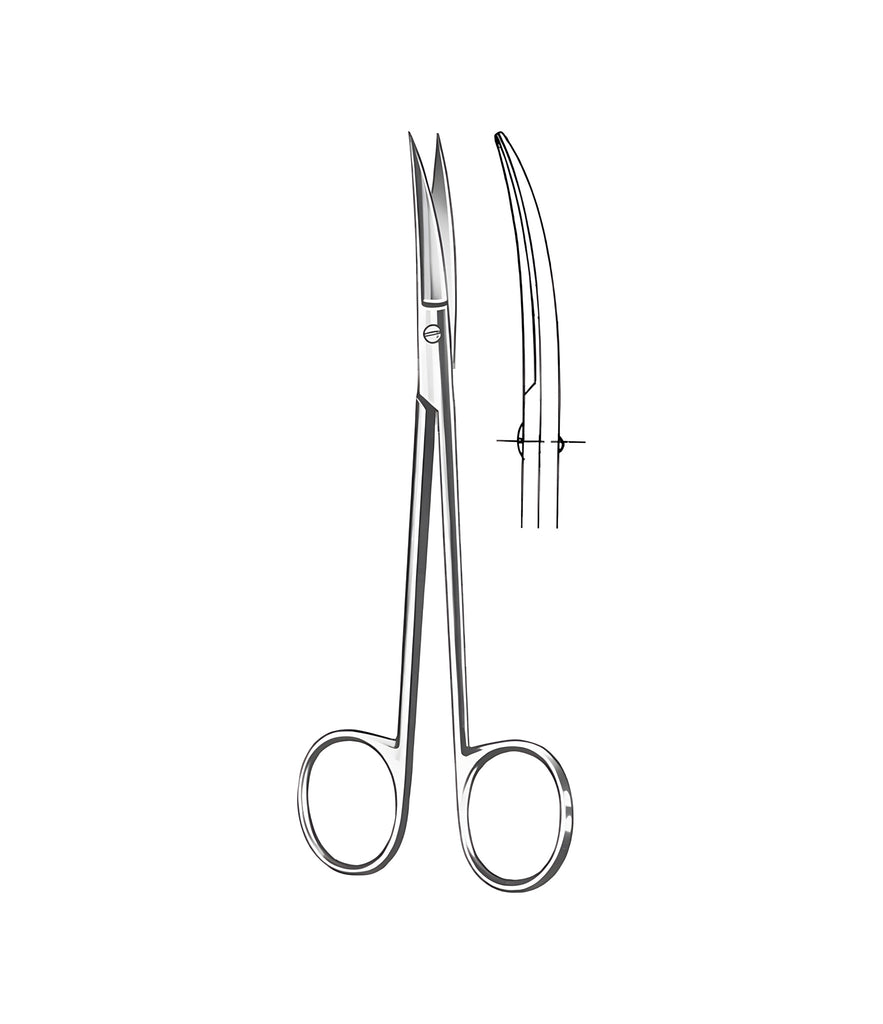 Joseph Plastic Surgery Scissors Curved