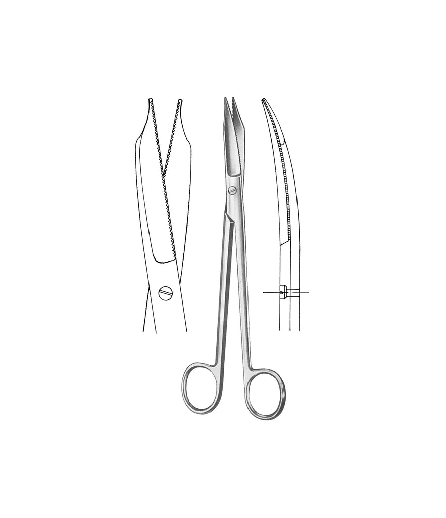 Cartilage Scissors Saw Edge 20.0cm