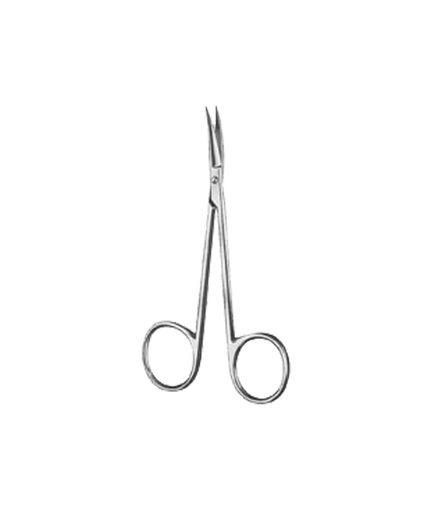 【中古】 White Irises Blind Scorn Knapp Iris Scissors 4In Str B/B | 13.2384 - Millennium Surgical
