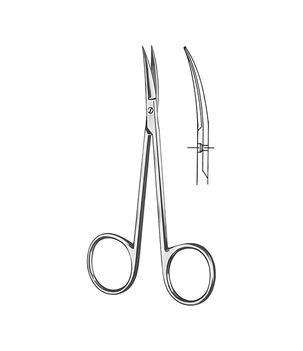 Iris Scissors Curved Sharp/Sharp