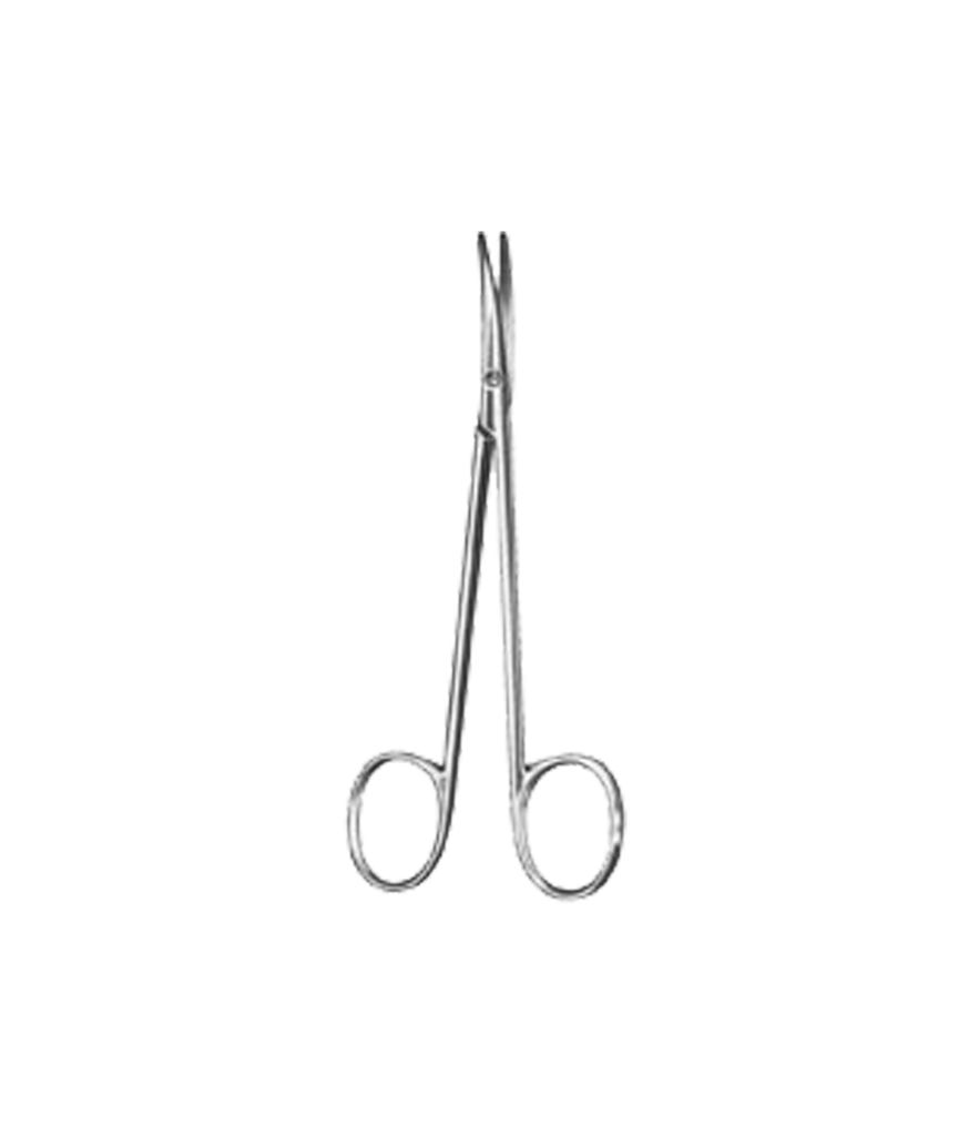 Straight Abismus Scissors Curved Blunt 11.5cm