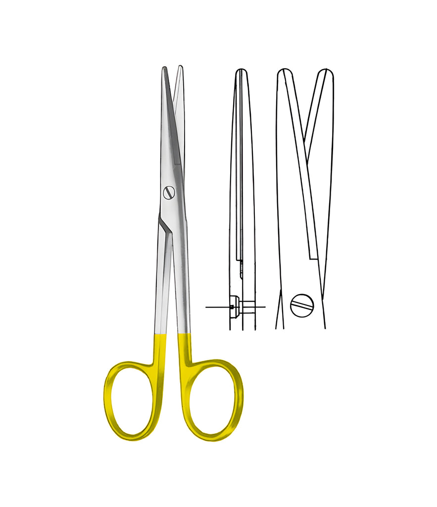 Mayo-Stille Scissors Tungsten Carbide Straight Blunt/Blunt