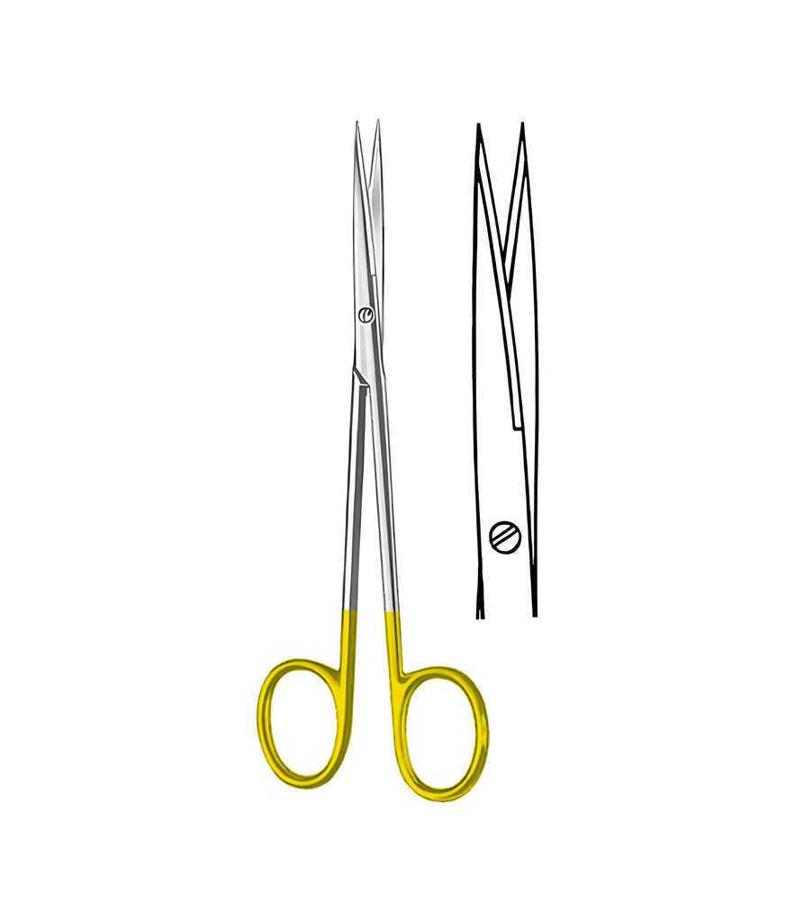 Metzenbaum-Delicate Tungsten Carbide Straight Sharp/Sharp 14.5cm