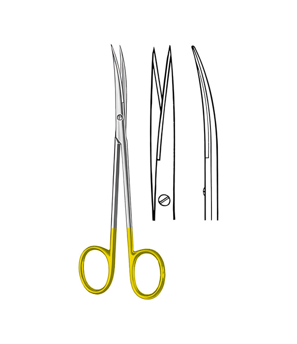 Metzenbaum-Delicate Tungsten Carbide Curved Sharp/Sharp 14.5cm