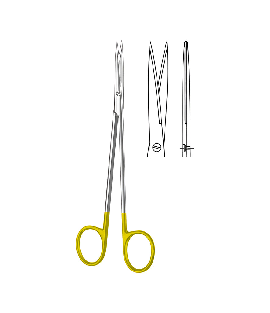 Metzenbaum-Delicate Scissors Tungsten Carbide Straight Sharp