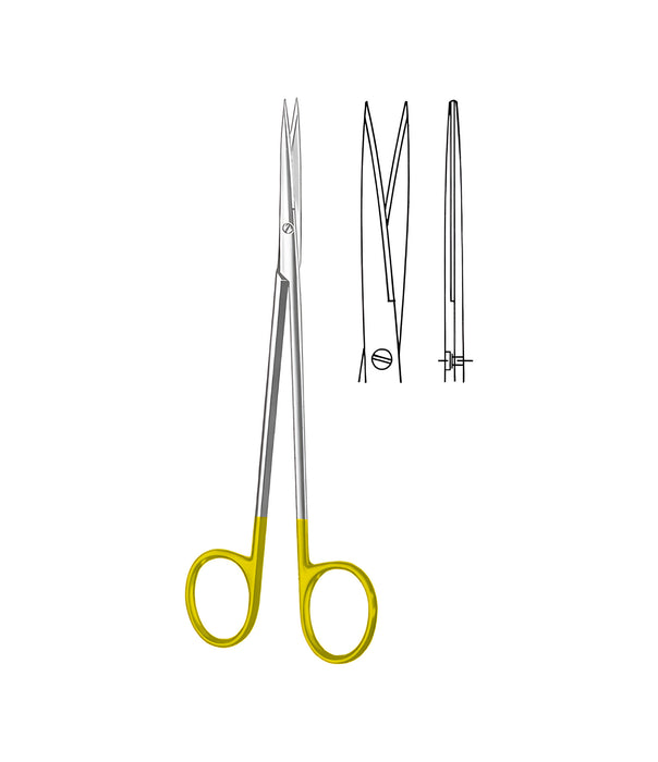 Metzenbaum-Delicate Scissors Tungsten Carbide Straight Sharp