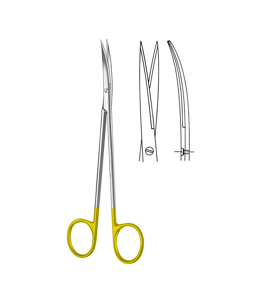 Metzenbaum-Delicate Scissors Tungsten Carbide Curved Sh