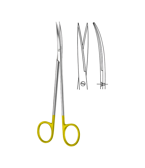 Metzenbaum-Delicate Scissors Tungsten Carbide Curved Sh