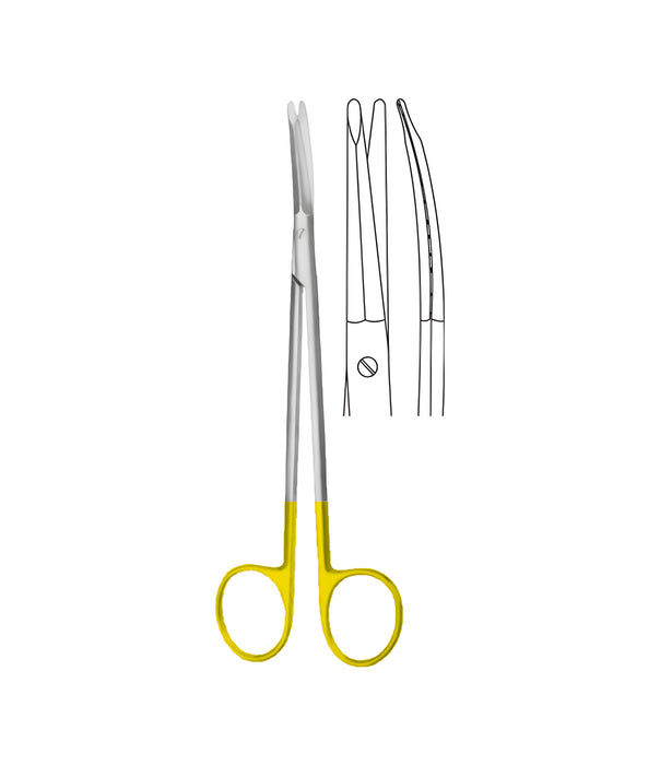 Kaye Facelift Scissors Curved 15 cm Tooth