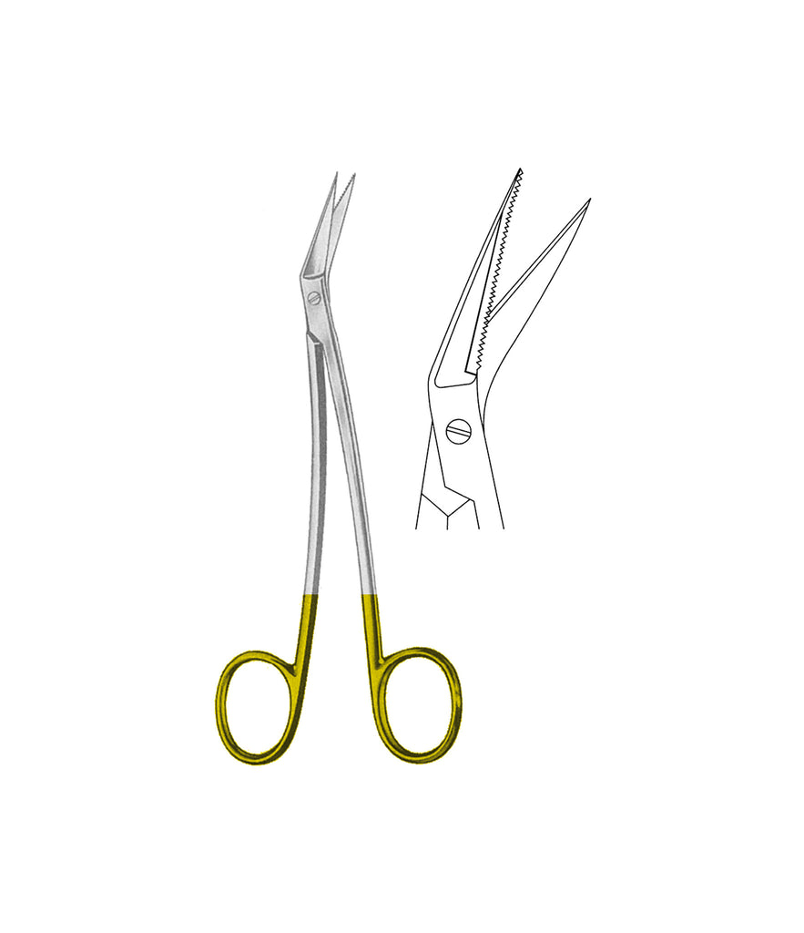 Locklin Scissors Straight Tungsten Carbide 16.5 cm