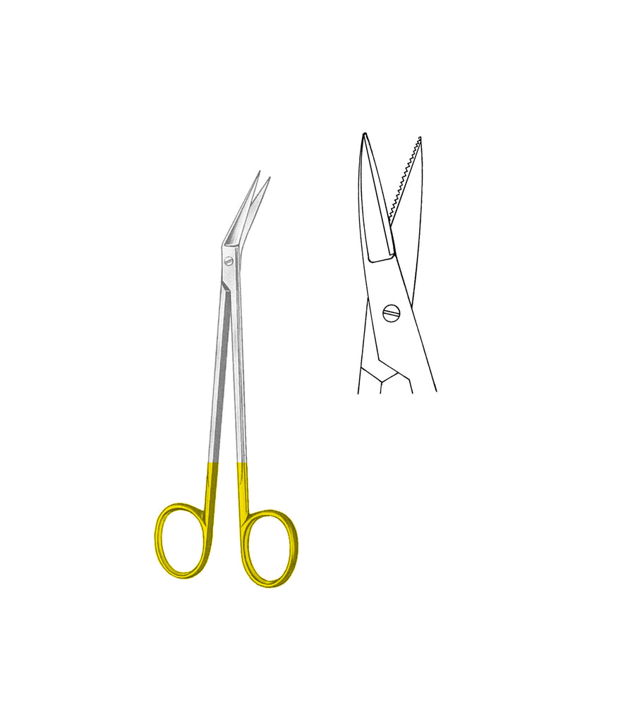 Locklin Scissors Curved Tungsten Carbide 16.5 cm