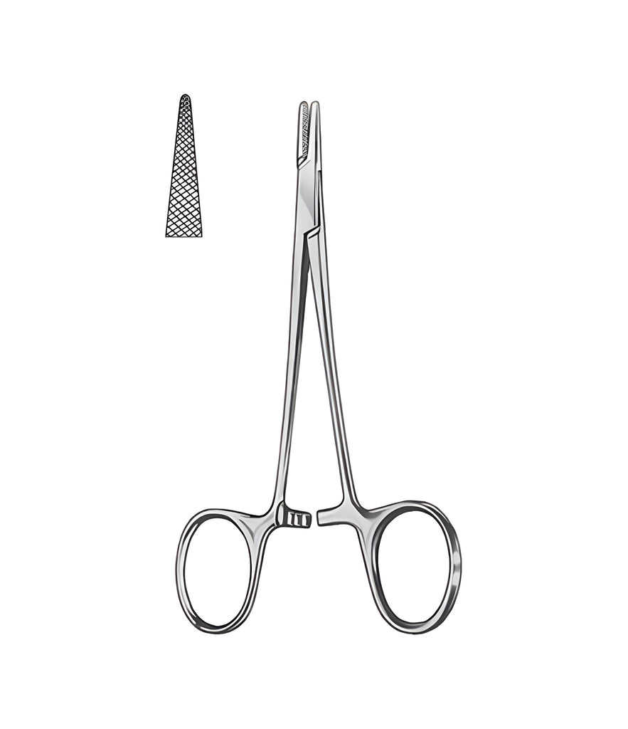 Halsey Needle Holder 13cm Serrated Jaw