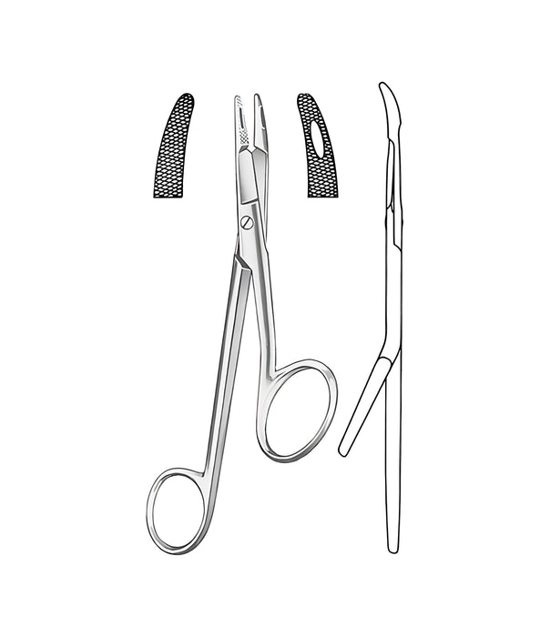 Gillies Needle Holder/Scissors 16.0cm