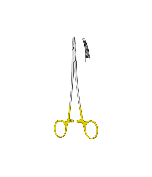 Crile-Wood Needle Holder Tungsten Carbide Curved 23.0cm