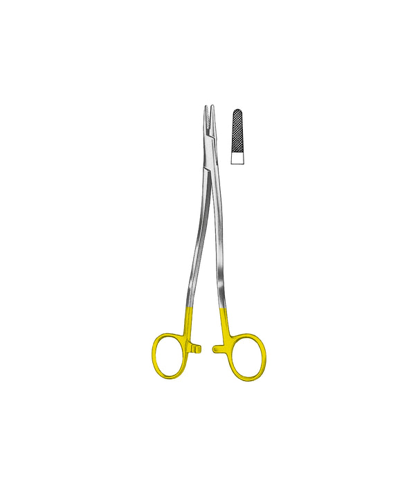 Wertheim Needle Holder Tungsten Carbide S-Curved 20cm