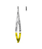 Micro-Needle Holder Tungsten Carbide Straight Ratchet Serrated 18.0cm