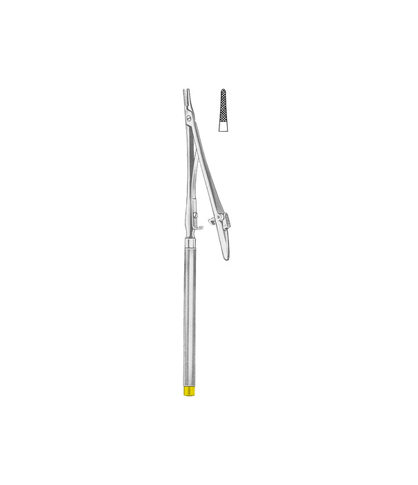Potts-Smith Micro-Needle Holder Tungsten Carbide 22cm